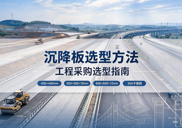 梁子湖沉降板选择方法